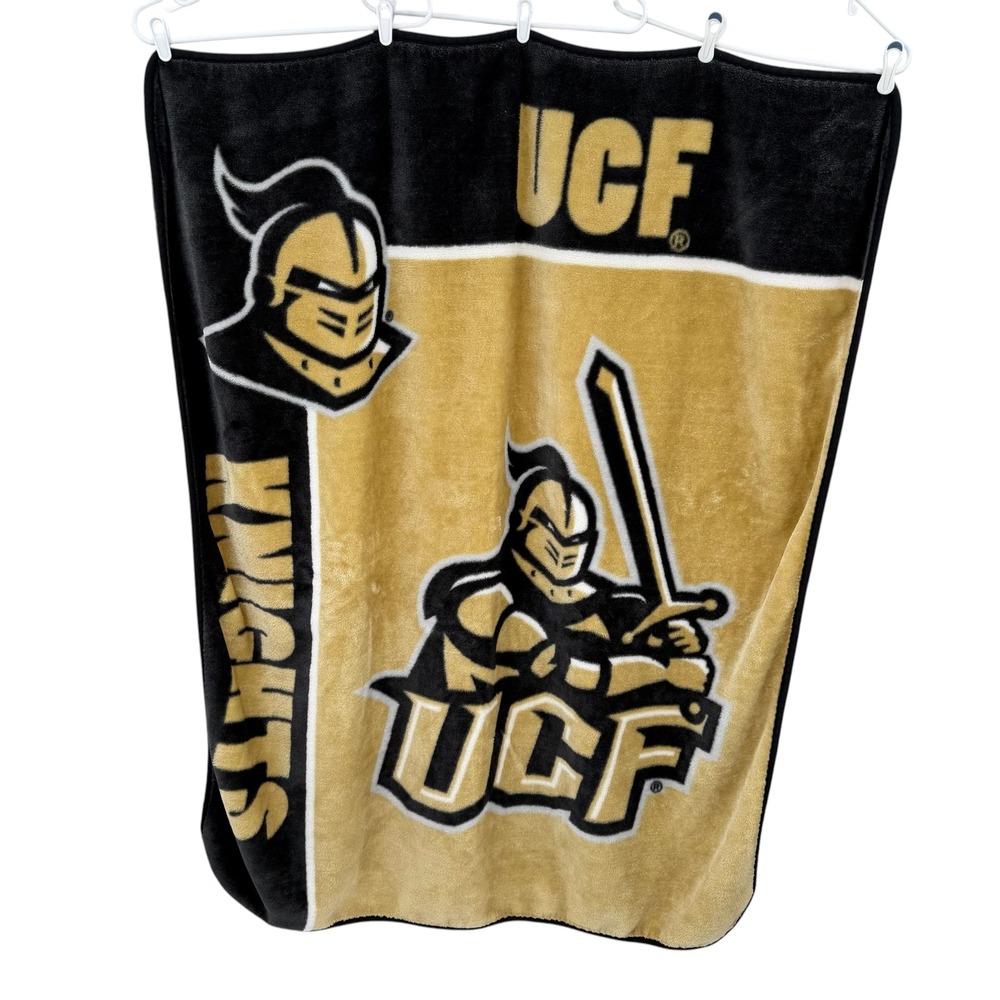 Northwest Blanket Unisex OS Gold Black UCF Knights College Football NCAA Throw